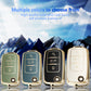 for VW Volkswagen Key Fob Cover Car Key Case Shell with Gold Keychain fit Jetta Beetle Tiguan Passat Golf